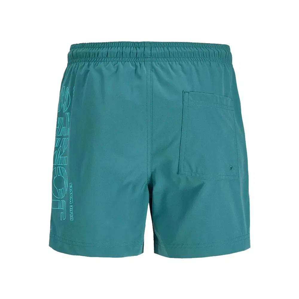 Плавки Maui Wave Logo Jack & Jones, зеленый — фото 4