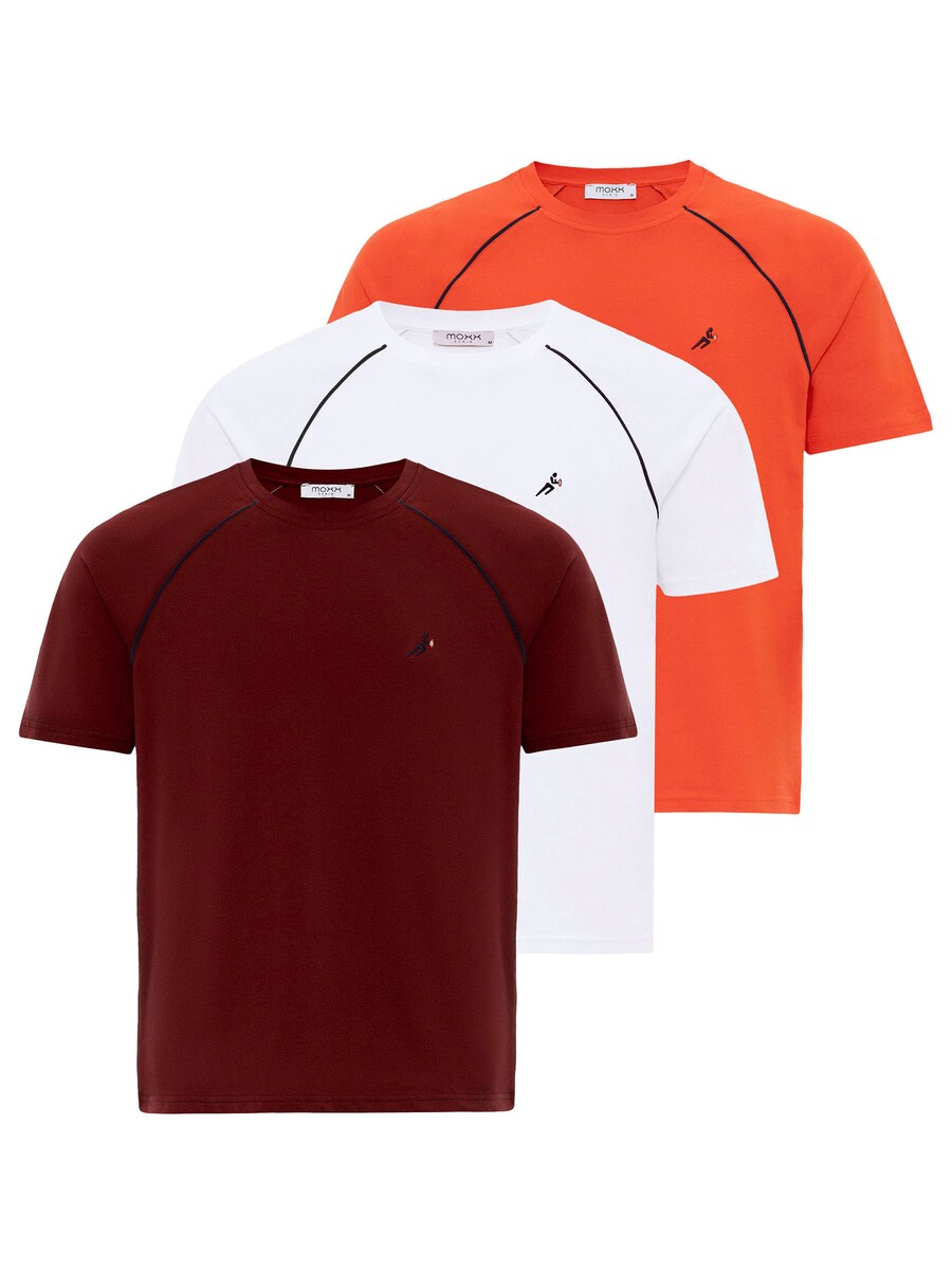 

Рубашка Moxx Paris, цвет Orange/Bordeaux/White