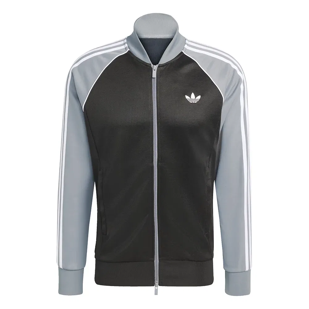 Свитшот на молнии Adidas Originals, черный — фото 3