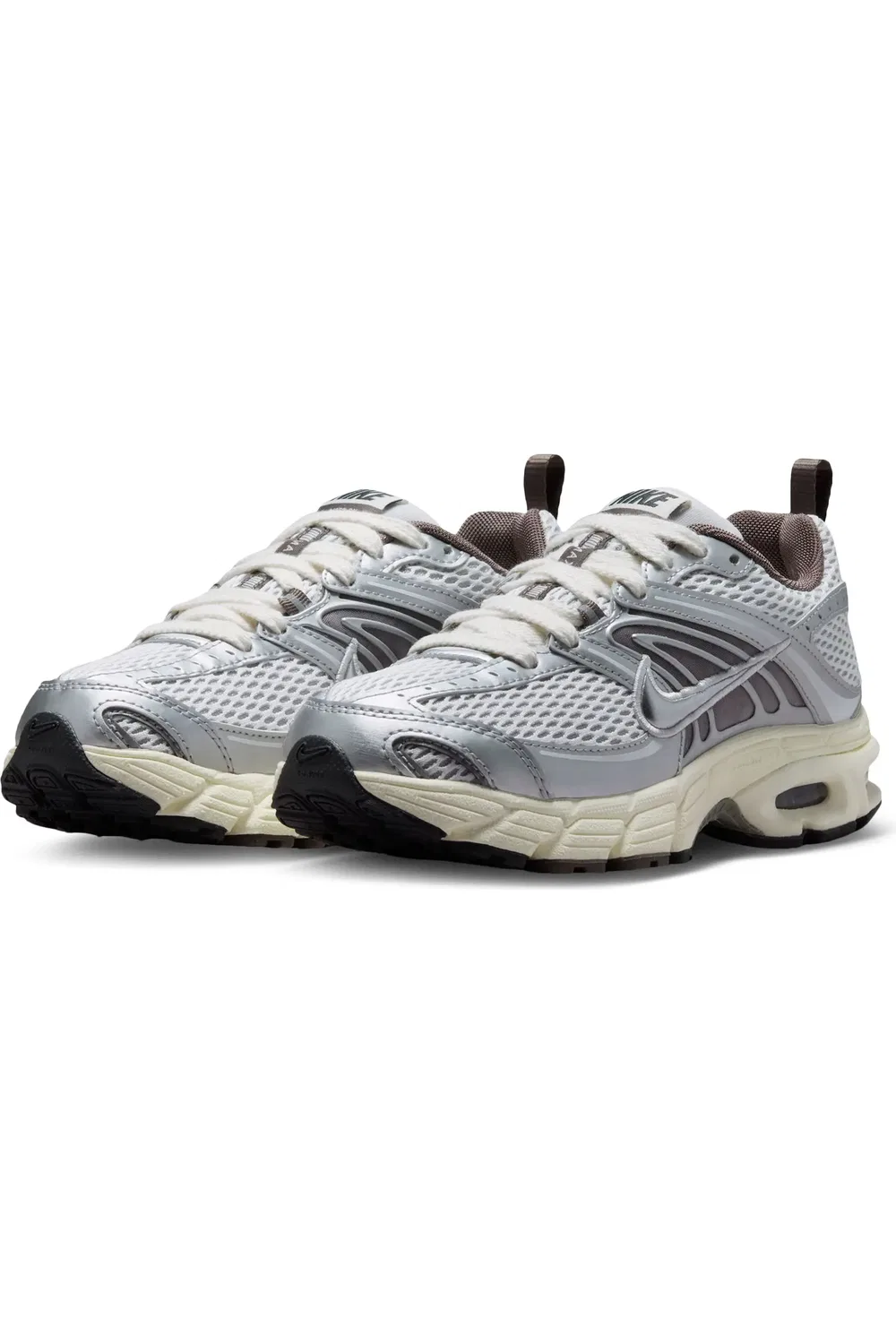 Детские кроссовки с Max Air амортизацией Air Max Moto 2K Nike, Platinum/Silver/Black