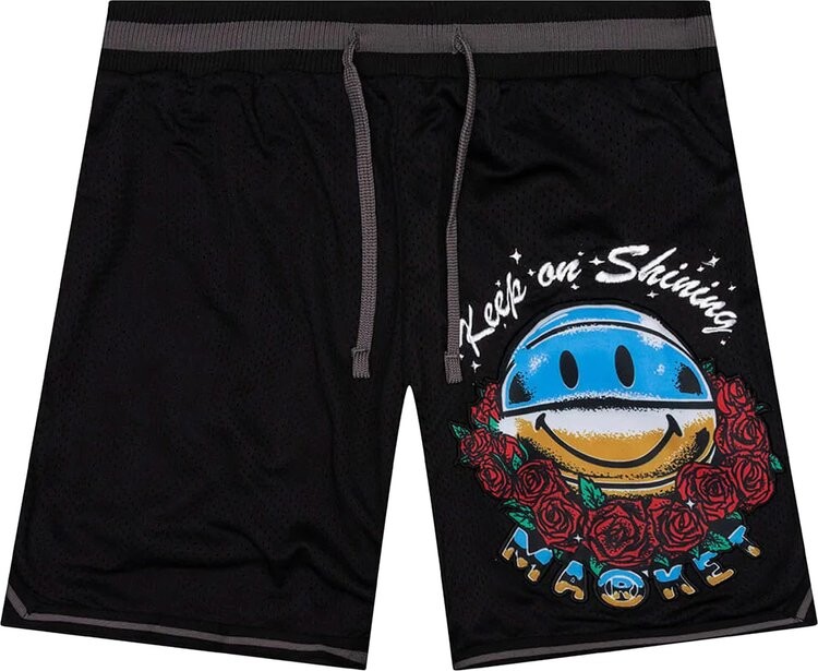 

Шорты Market Smiley Keep On Shining Mesh Shorts 'Black', черный