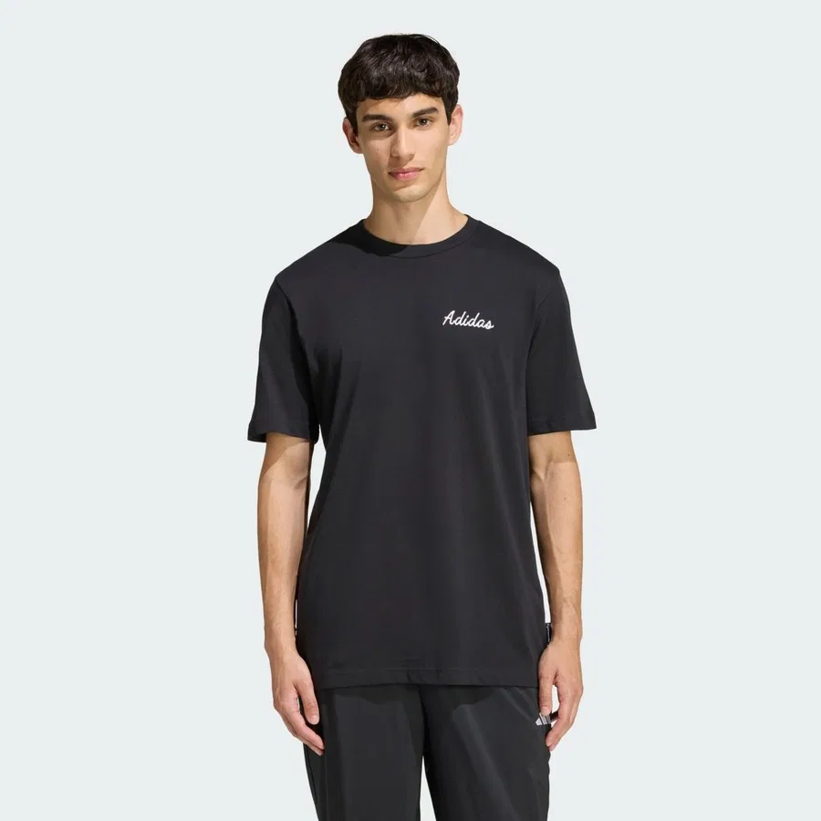 Футболка с принтом Novelty Bowl Graphic adidas, Черный