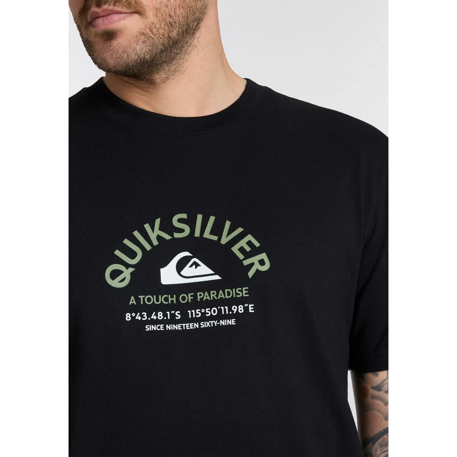 Детская футболка с коротким рукавом Quiksilver, White/Black — фото 4