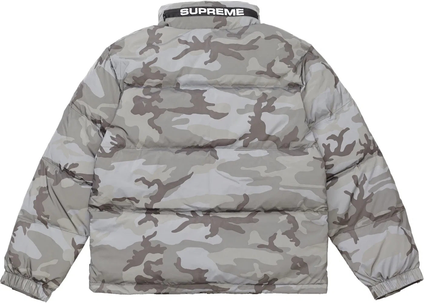 Мужская куртка с принтом Supreme Reflective Camo Down Jacket, Snow Camo — фото 2