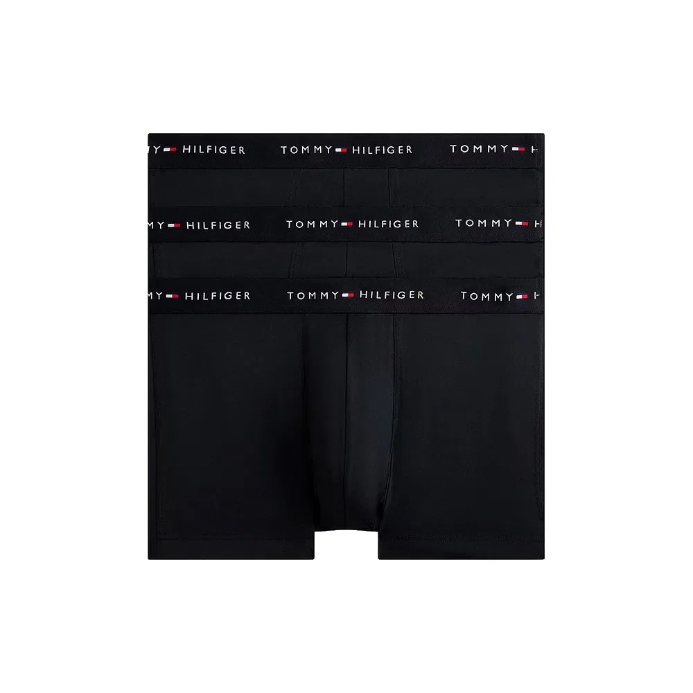 Мужские трусы-боксеры с эластичным поясом Tommy hilfiger, Black