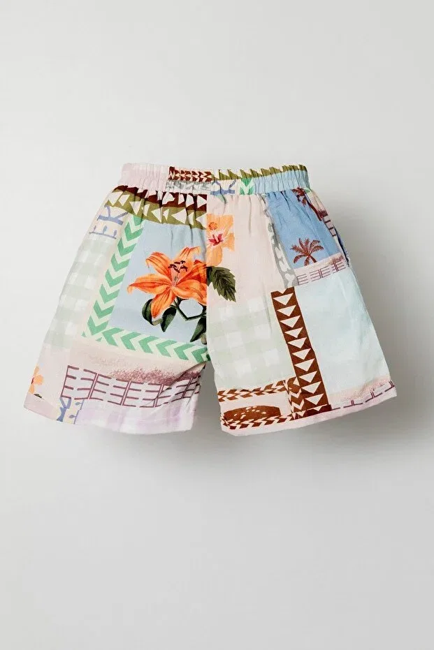 Детские шорты для девочек с принтом Sportswear Hausekids, Pink — фото 4