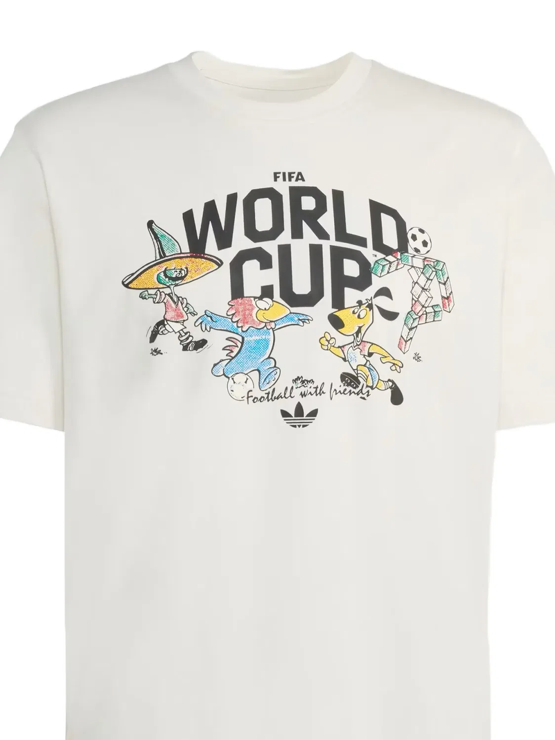Футболка Fifa World Cup 26 Group Mascot Adidas, нейтральные цвета — фото 2