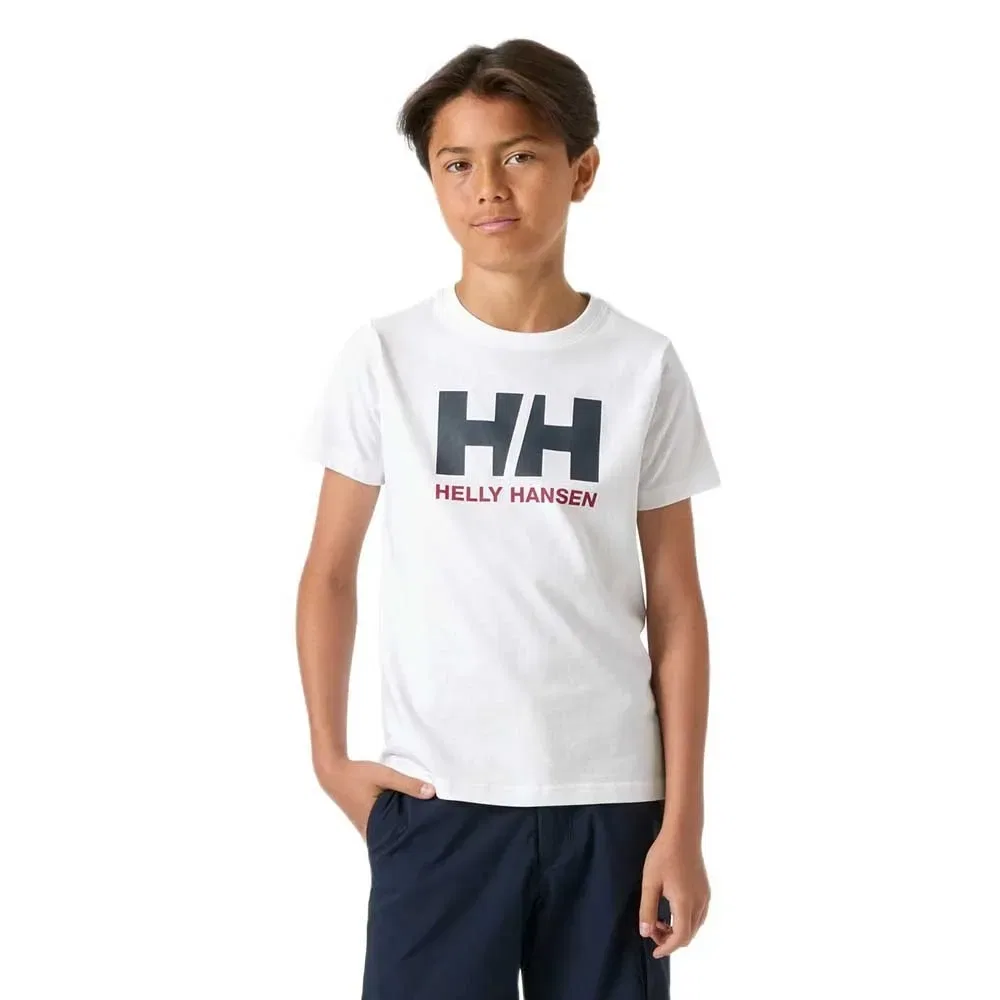 Детская футболка для мальчиков хлопковая Helly hansen, White