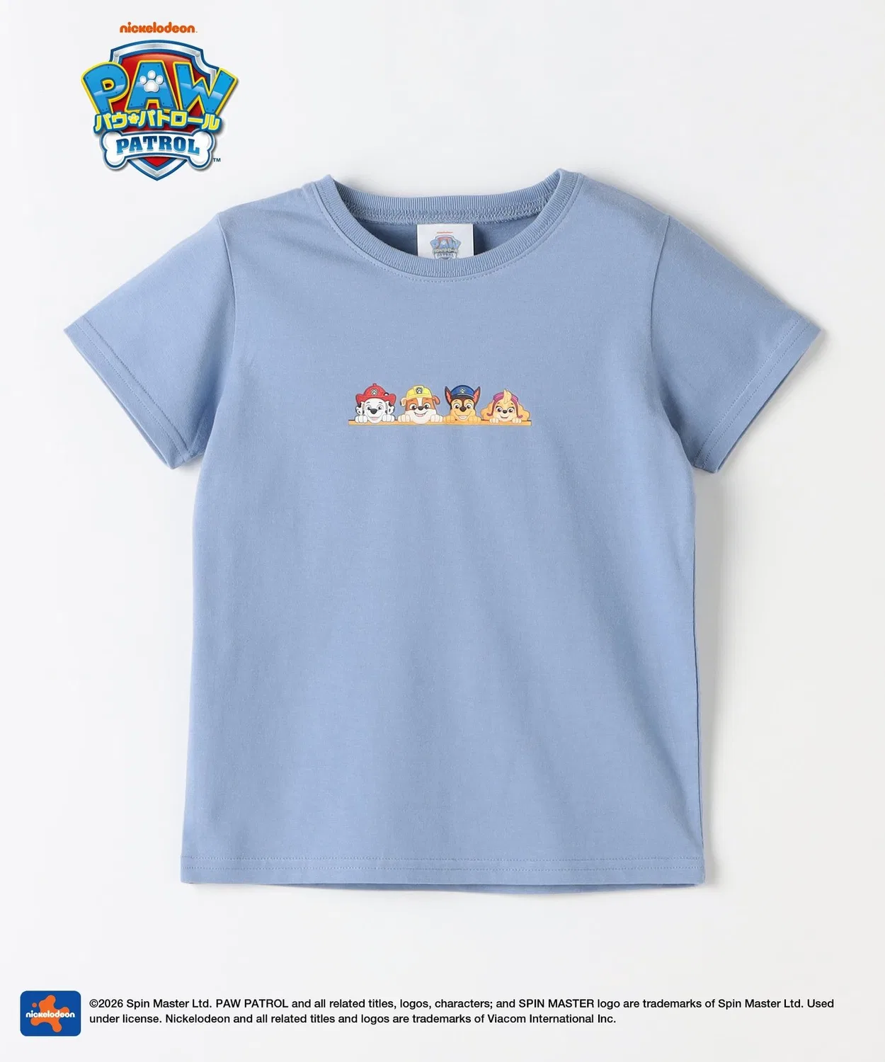 Детская футболка с принтом Paw Patrol, хлопковая SHIPS Colors, Light Blue