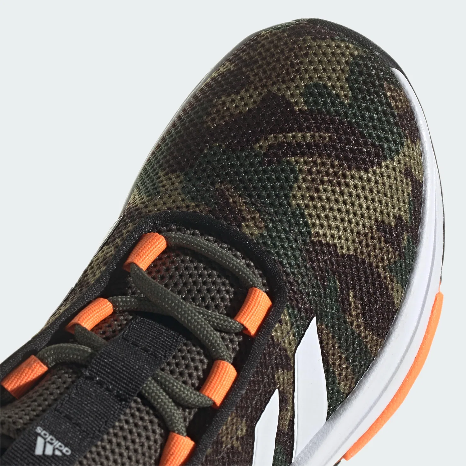 Детские кроссовки для мальчиков с закрытым носком Racer Tr23 Adidas, Shadow Olive Ftwr White Screaming Orange — фото 4