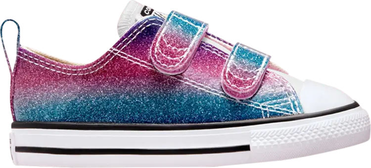 

Кроссовки Converse Chuck Taylor All Star Low Easy-On TD Glitter Drip, белый