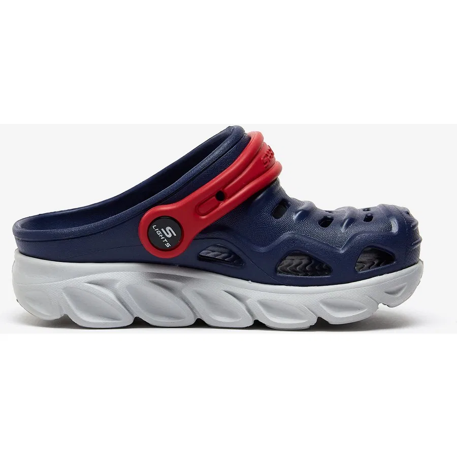 Детские сандалии с подсветкой Skechers, Темно-синий — фото 4