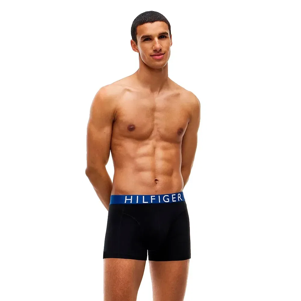 Мужские трусы-боксеры с контурными швами Tommy hilfiger, Black — фото 2