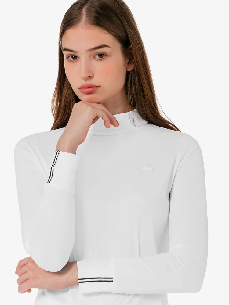 Футболка LACOSTE Base Layer с длинным рукавом, White — фото 4