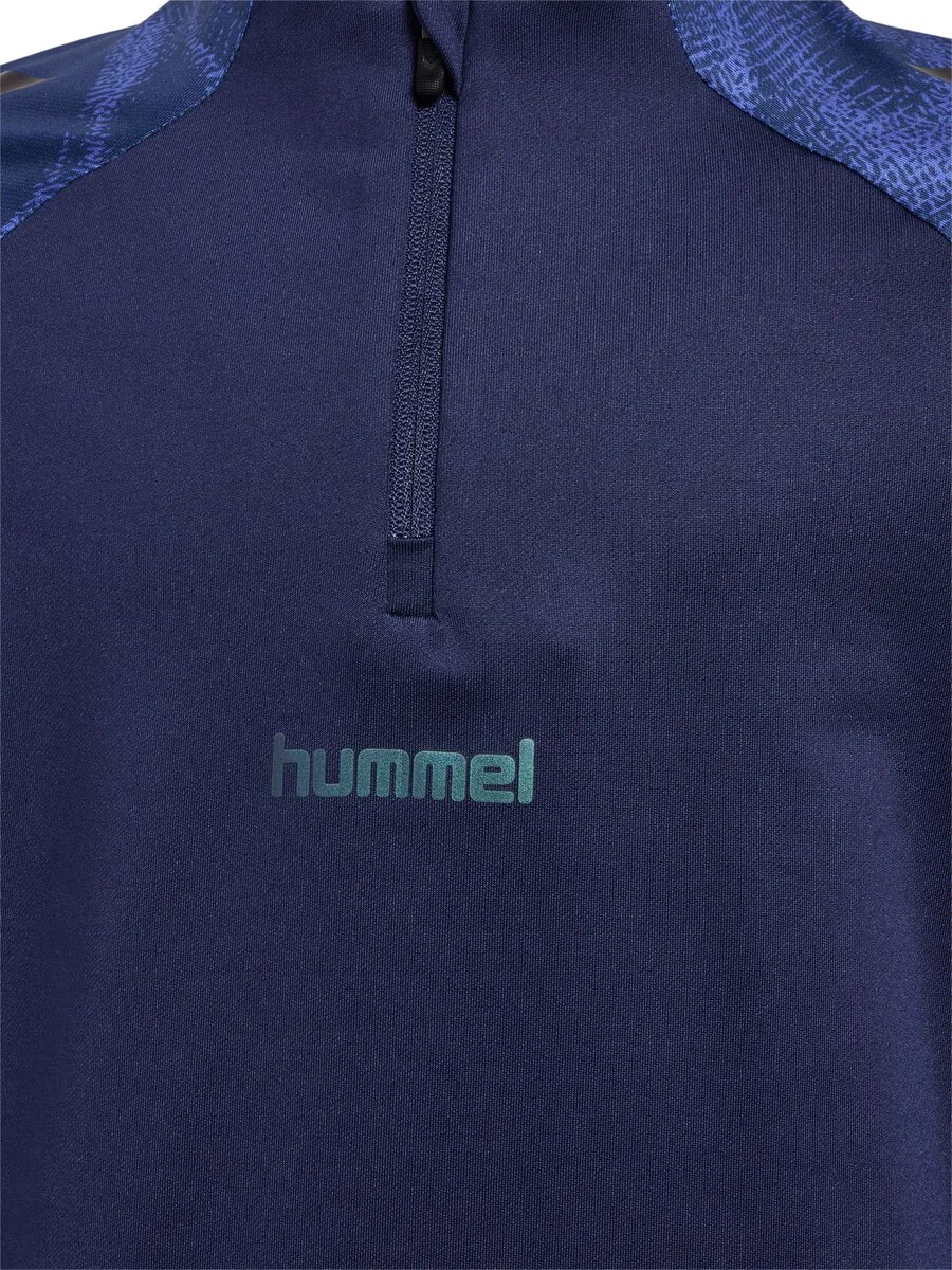 Спортивная толстовка Hummel темно-синего цвета — фото 4