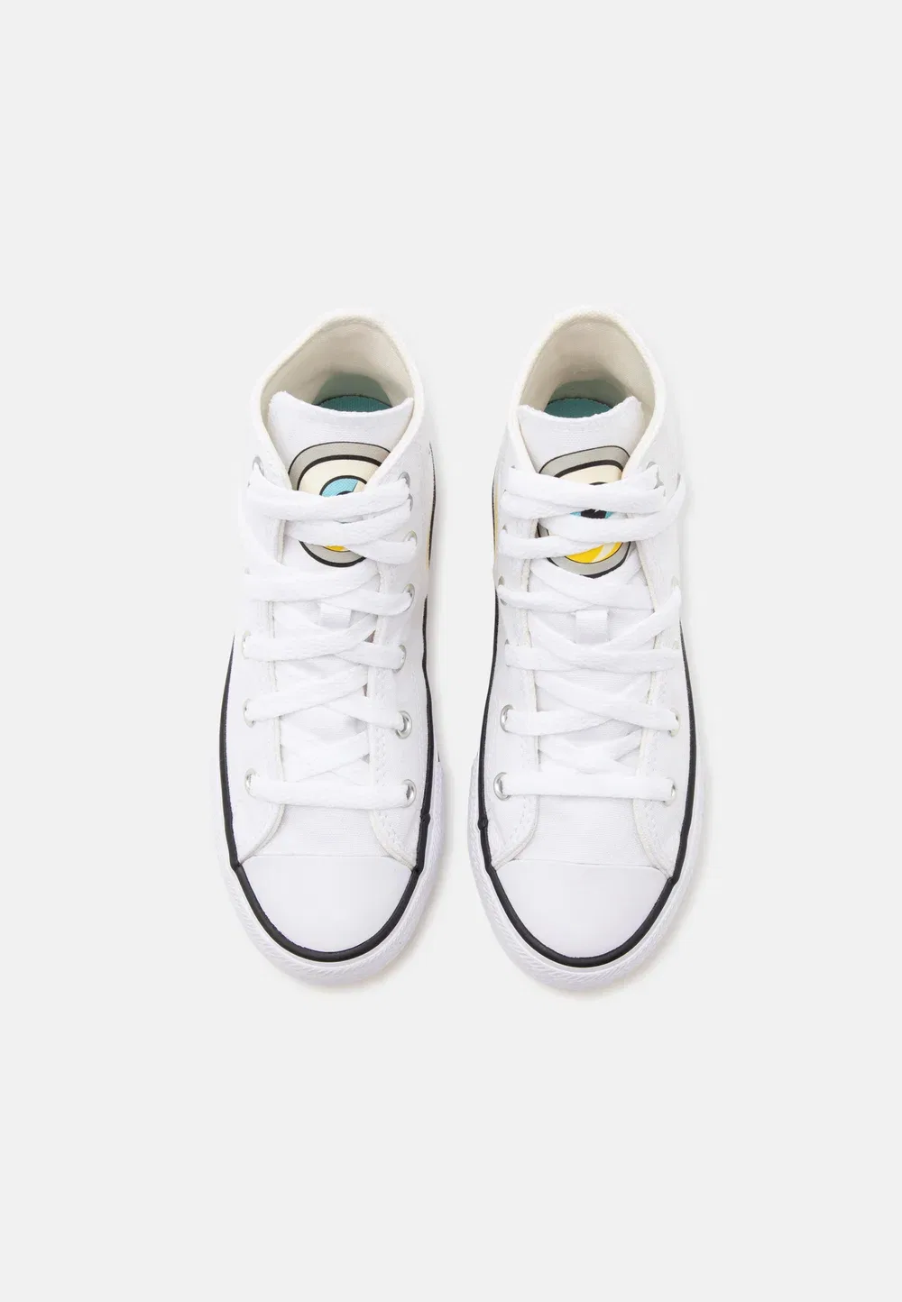 Классические высокие кроссовки Chuck унисекс Converse, White/Yellow — фото 4