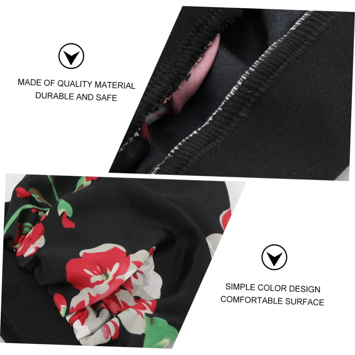 Шапочка для душа with Elastic Wide Edge, VINTORKY, Black — фото 3