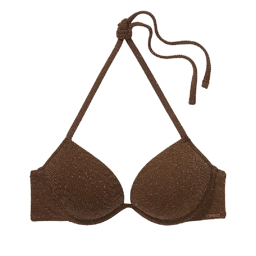 

Лиф бикини Victoria's Secret Pink Super Push-up, коричневый
