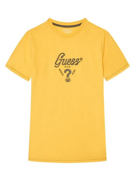 Футболка relaxed fit Guess, желтый