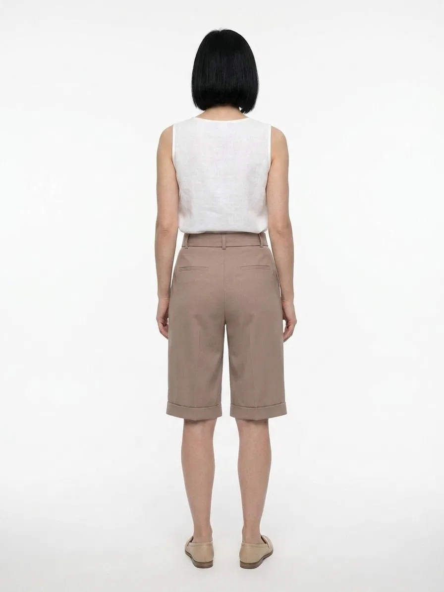 Женские брюки из шерсти Beige Virgin Wool Pants Dolce & Gabbana, Beige — фото 2