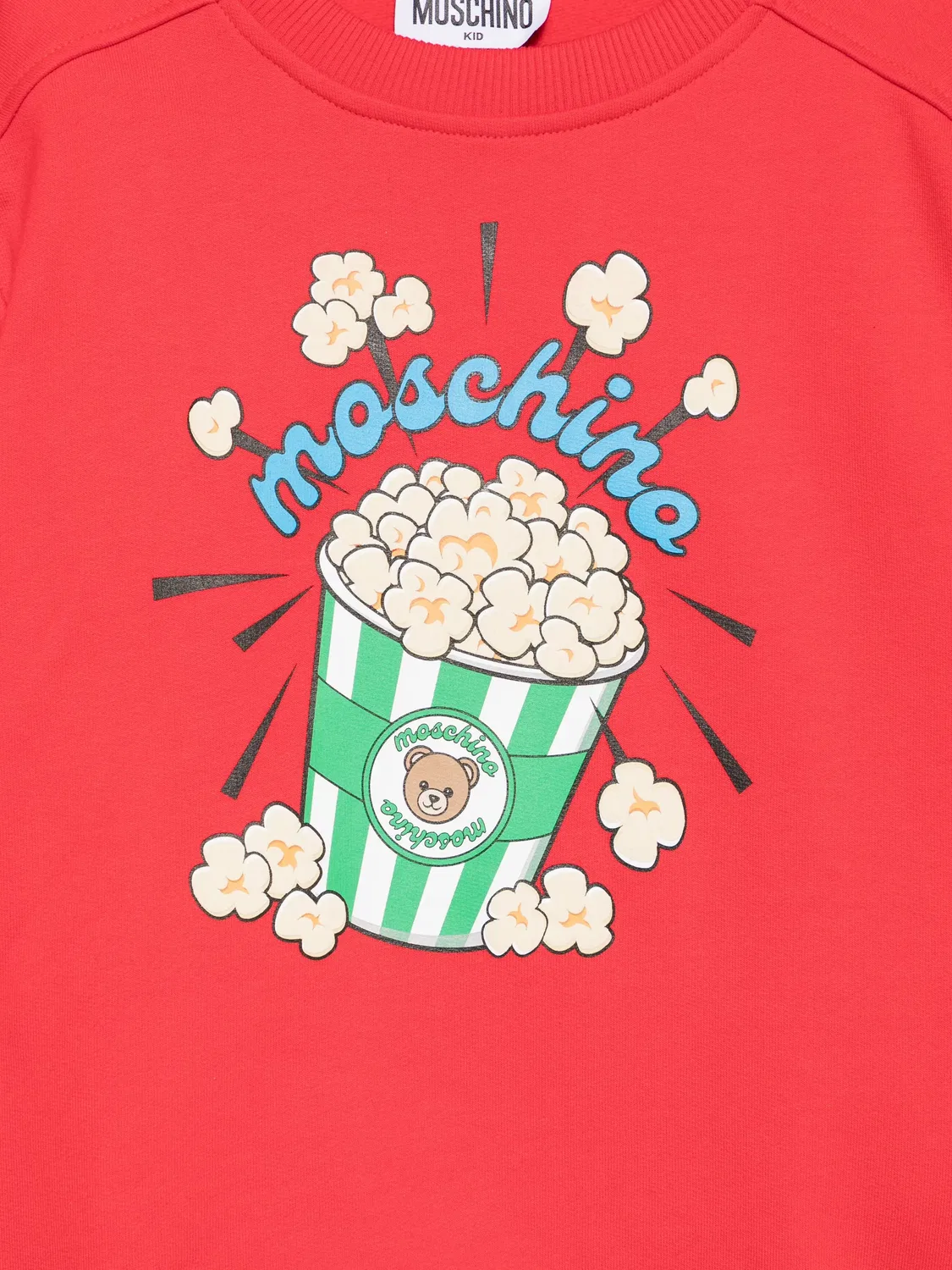 Moschino Свитшот Teddy Bear красный — фото 2