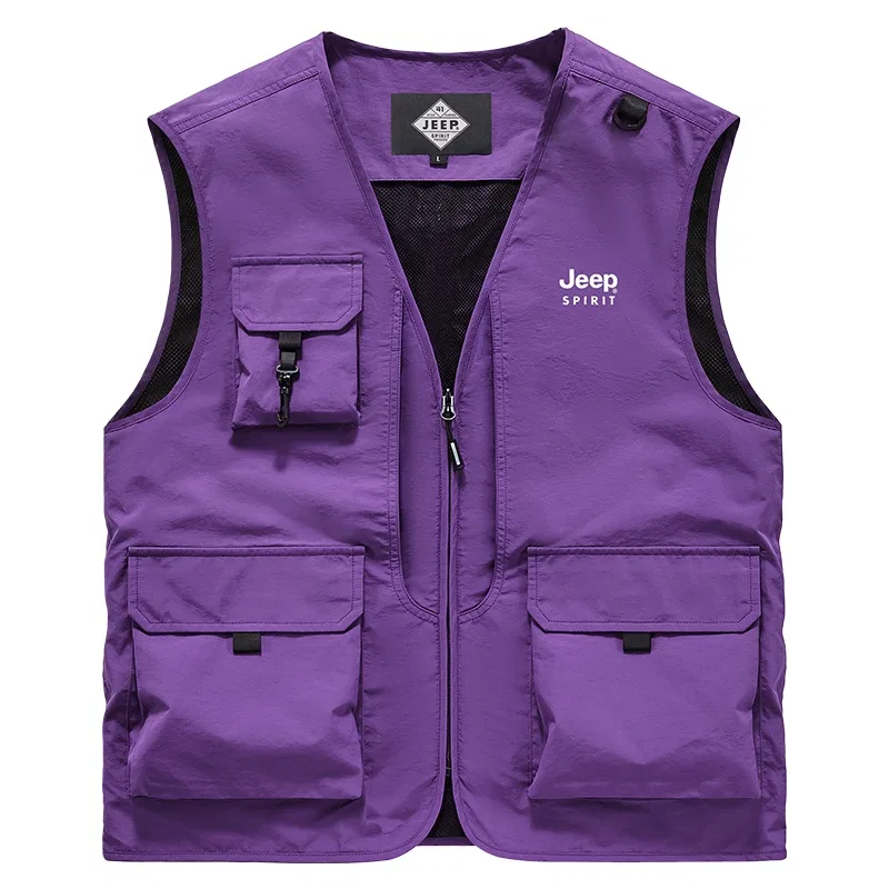 Детский жилет с открытым воротом JEEP SPIRIT, Purple