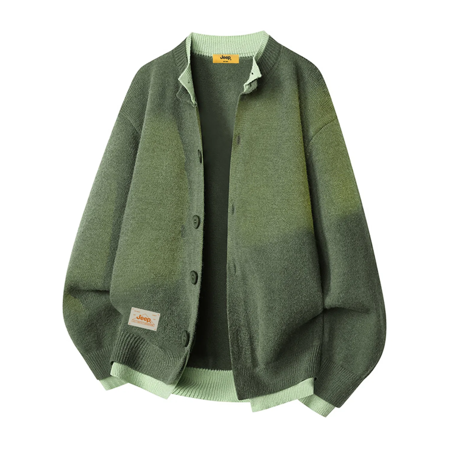 Детский свитер с круглым вырезом Jeep, Light Army Green