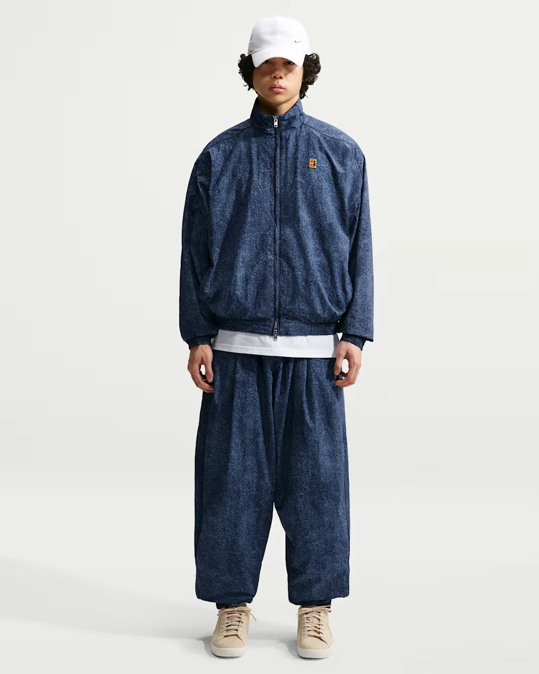Мужская куртка свободного кроя на молнии Nike Club Rules, Work Blue/Obsidian/Obsidian — фото 4