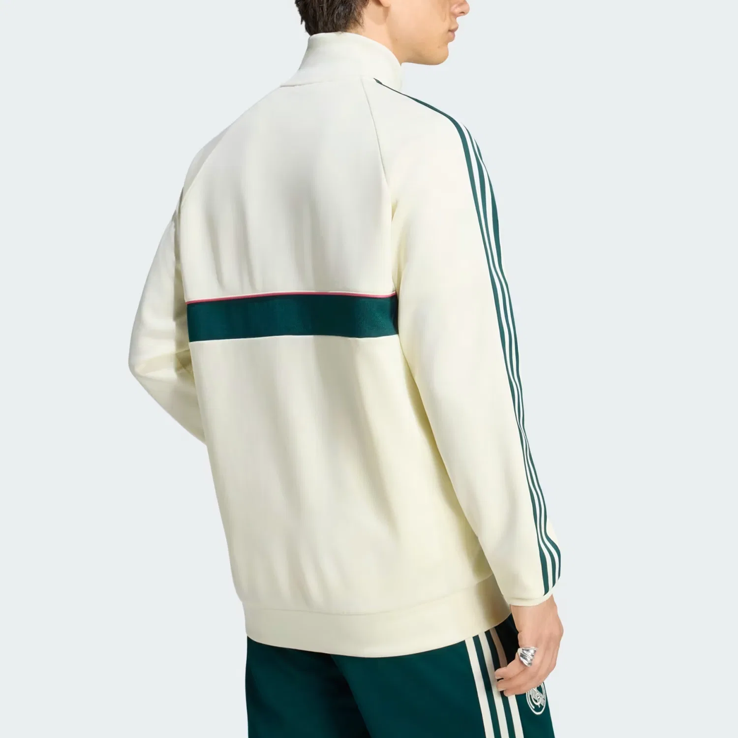 Мужская куртка Adidas Originals Real Madrid, Ivory White — фото 4