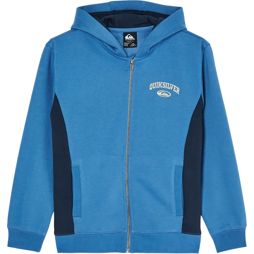 Детское худи для мальчиков с принтом NO Teacher HD Z Quiksilver, Blue