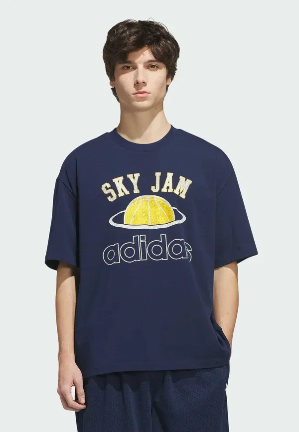 Оригинальная футболка Skyjam с принтом Adidas Originals, индиго