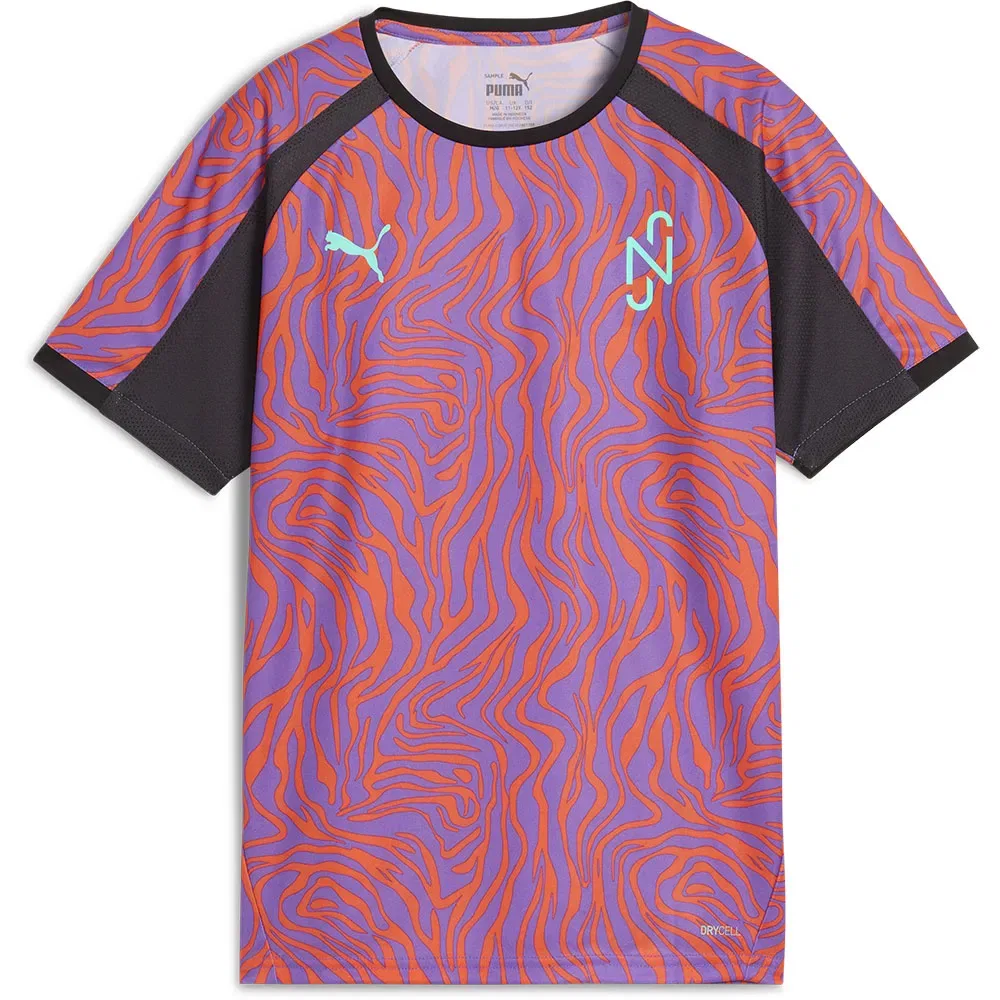Детская футболка с принтом NJR Puma, Purple