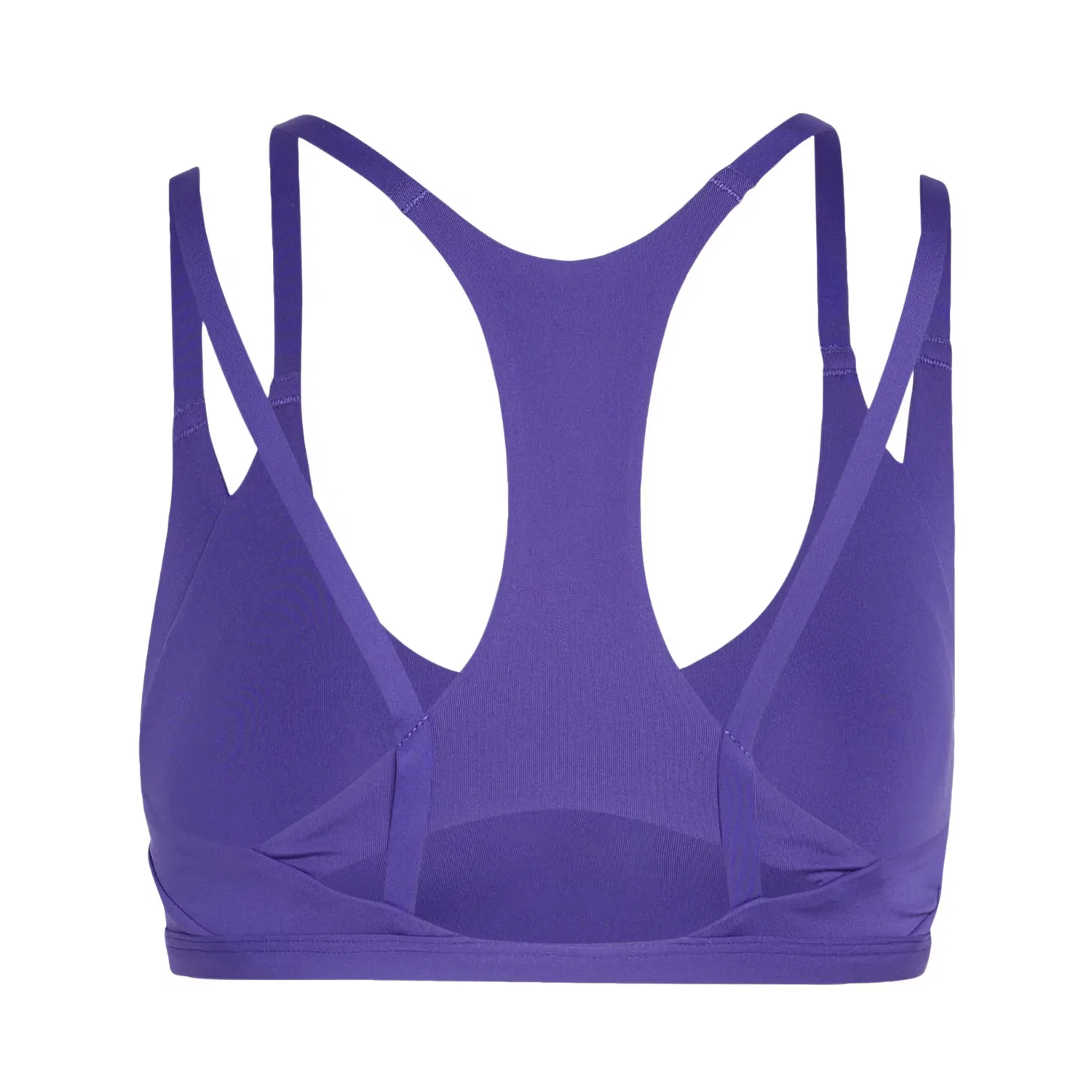 Спортивный бюстгальтер Adidas Performance Bralette Optime Workout фиолетового цвета — фото 2