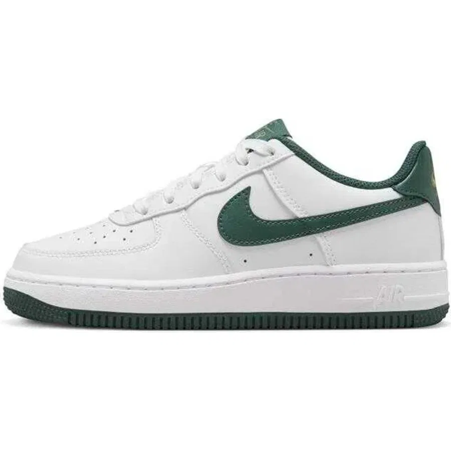 Кроссовки повседневные с кожаным верхом Air Force 1 GS Nike, Зеленый — фото 2