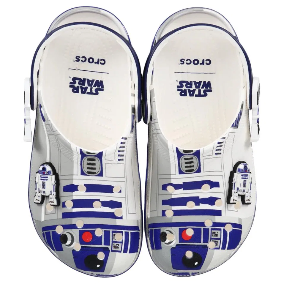Детские сабо Star Wars R2D2 Crocs, Blue Gray — фото 4