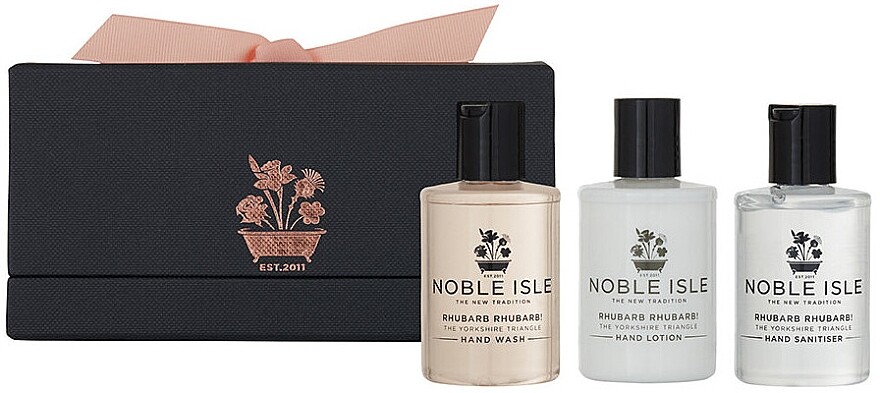 

Парфюмерный набор Noble Isle Rhubarb Rhubarb Hand Care Trio
