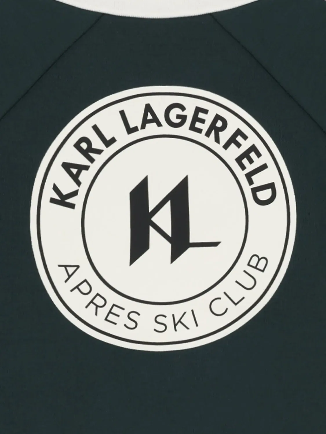 Karl Lagerfeld Свитшот на молнии зеленый — фото 2