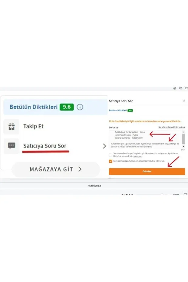 Детские мокасины для мальчиков из ЭВА Betülün Diktikleri, Off White — фото 4