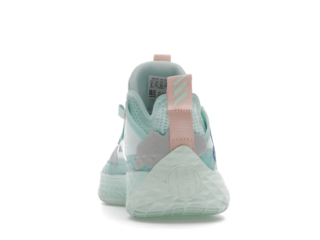 Детские баскетбольные кроссовки Adidas Harden Vol. 5 Futurenatural, Clear Mint Crew Yellow Clear Mint — фото 4