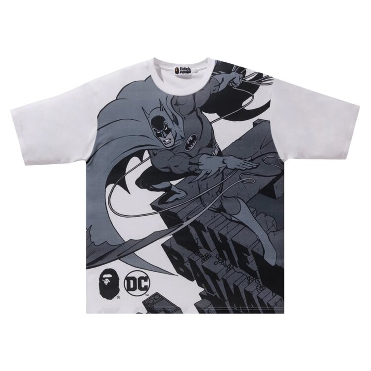 

Футболка BAPE x DC Batman Relaxed Tee 'White', белый