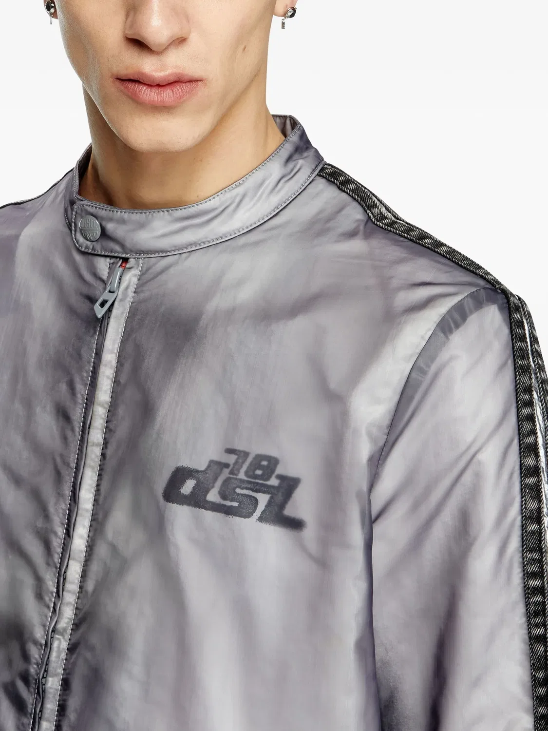 Diesel Бомбер J-Pop серый — фото 2
