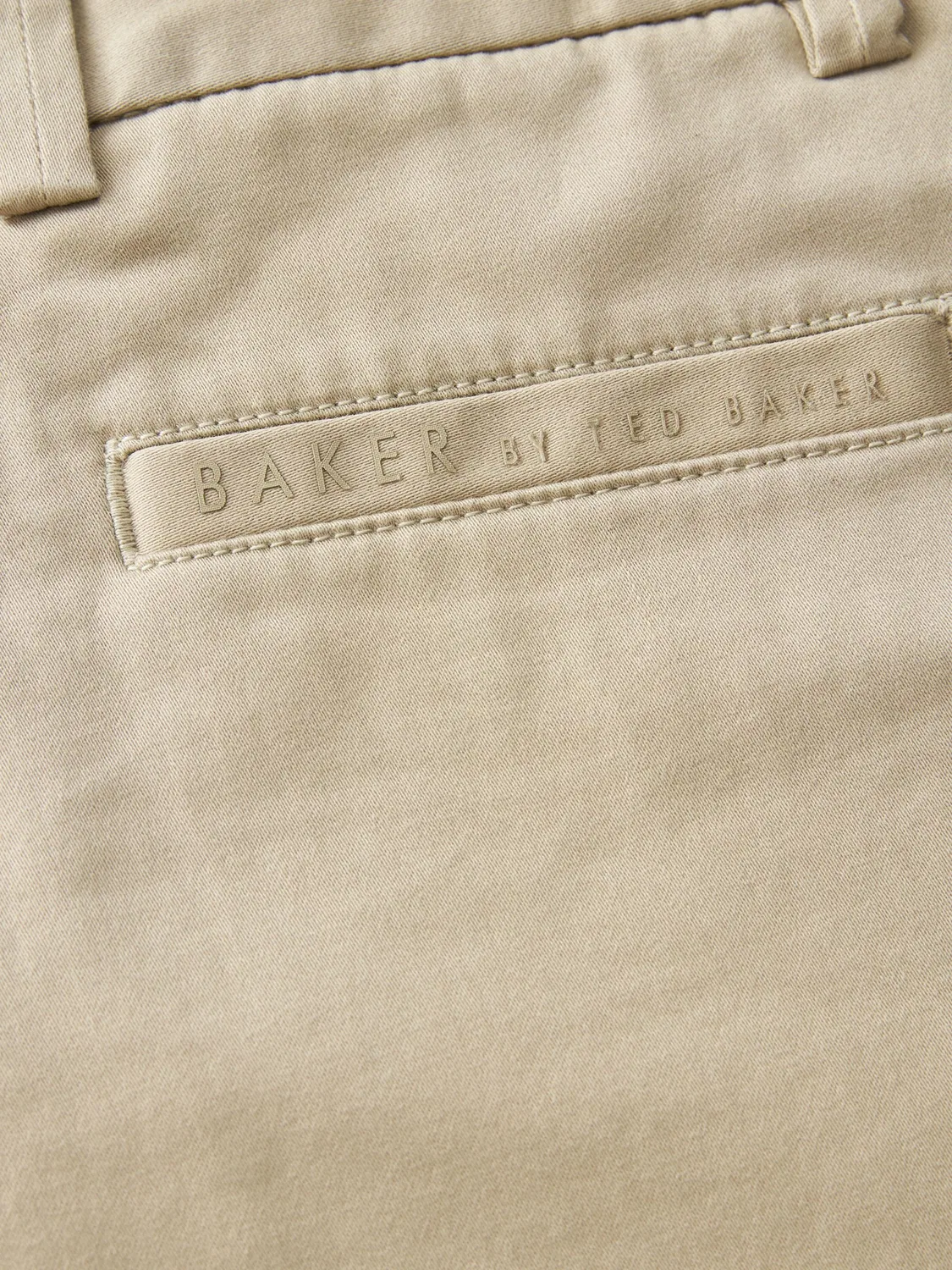 Чиносы Regular Fit Baker by Ted Baker, Stone — фото 4