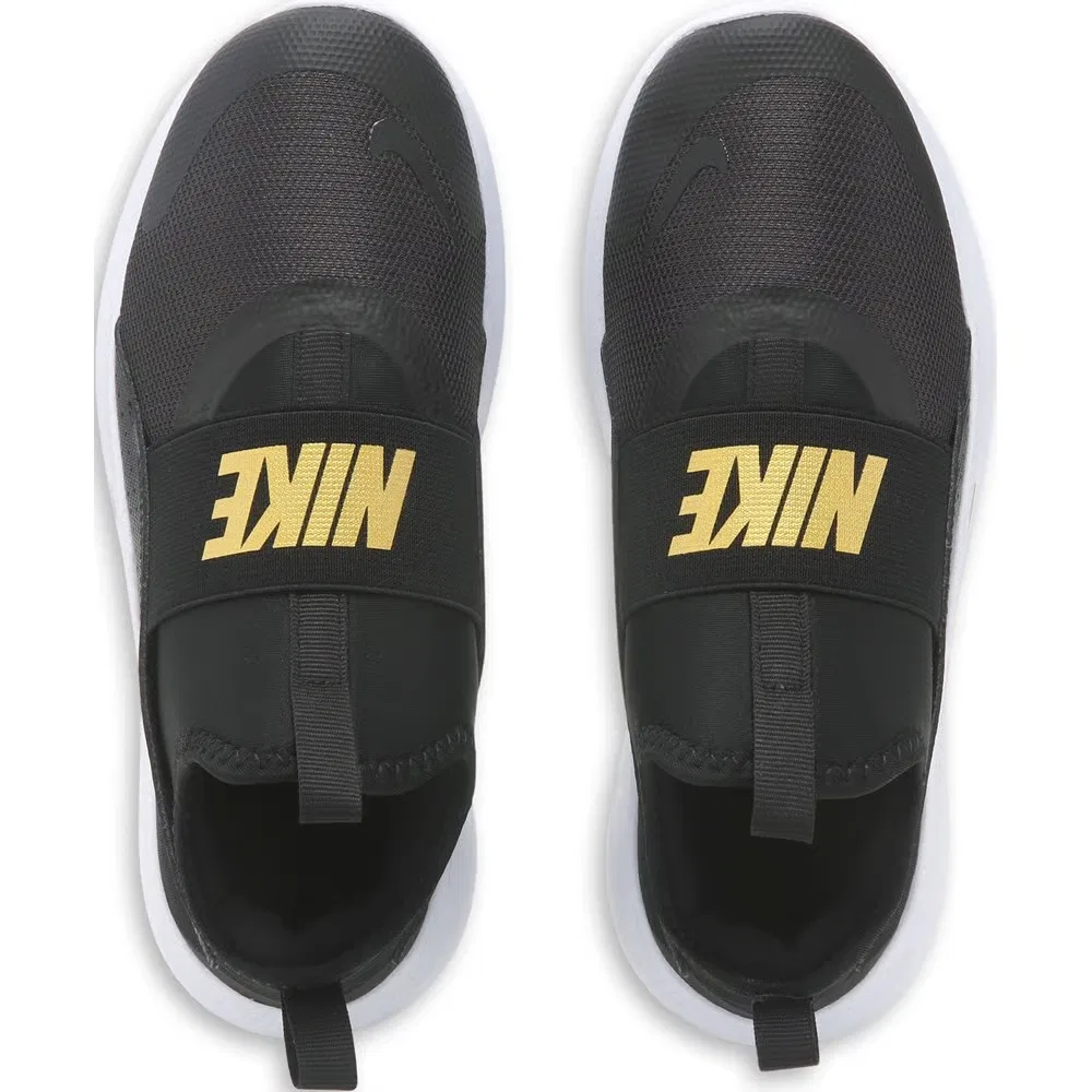 Детские кроссовки Flex Runner 4 без шнурков для малышей Nike, Black/Gold — фото 4