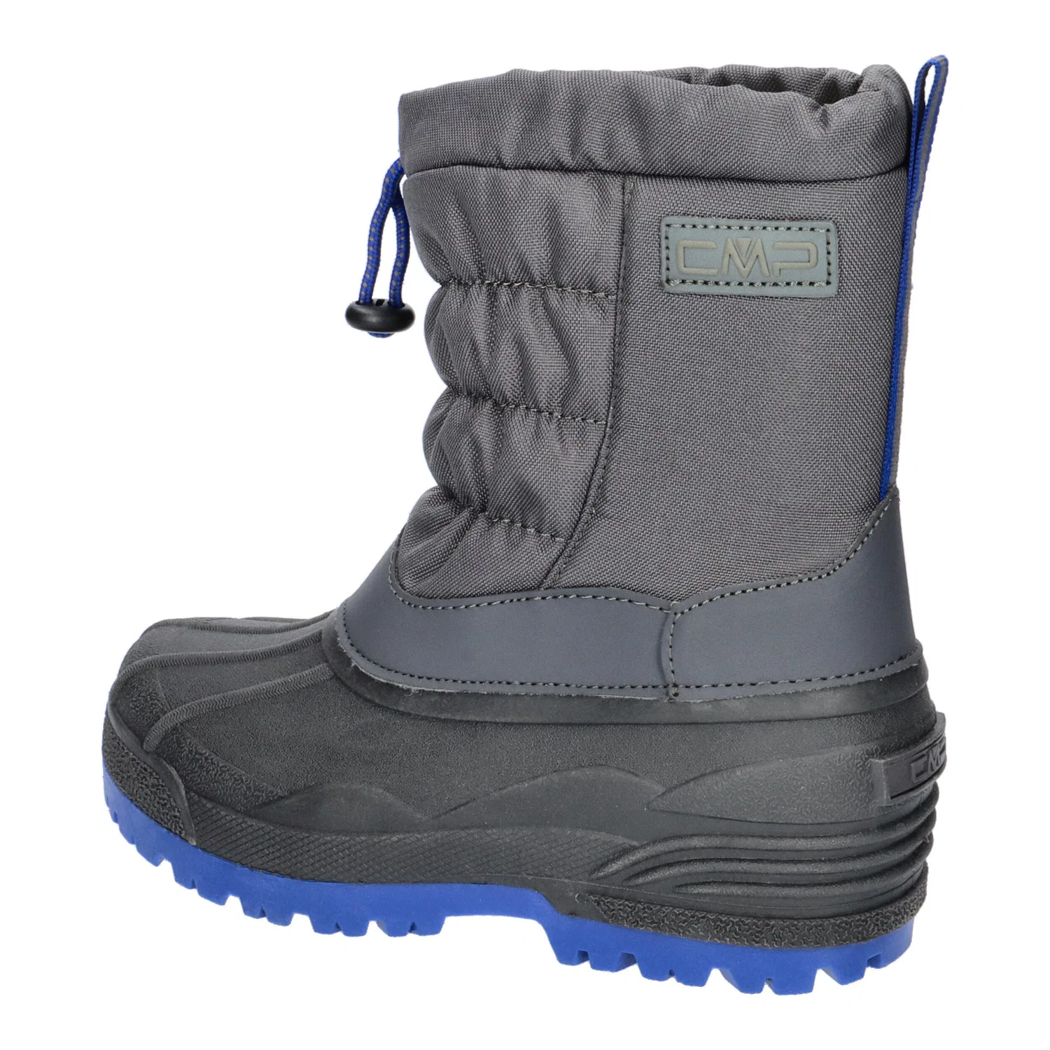 Детские зимние ботинки с высоким голенищем CMP Kids Hanki 3.0, Grau / Schwarz / Mediterranes Blau — фото 3