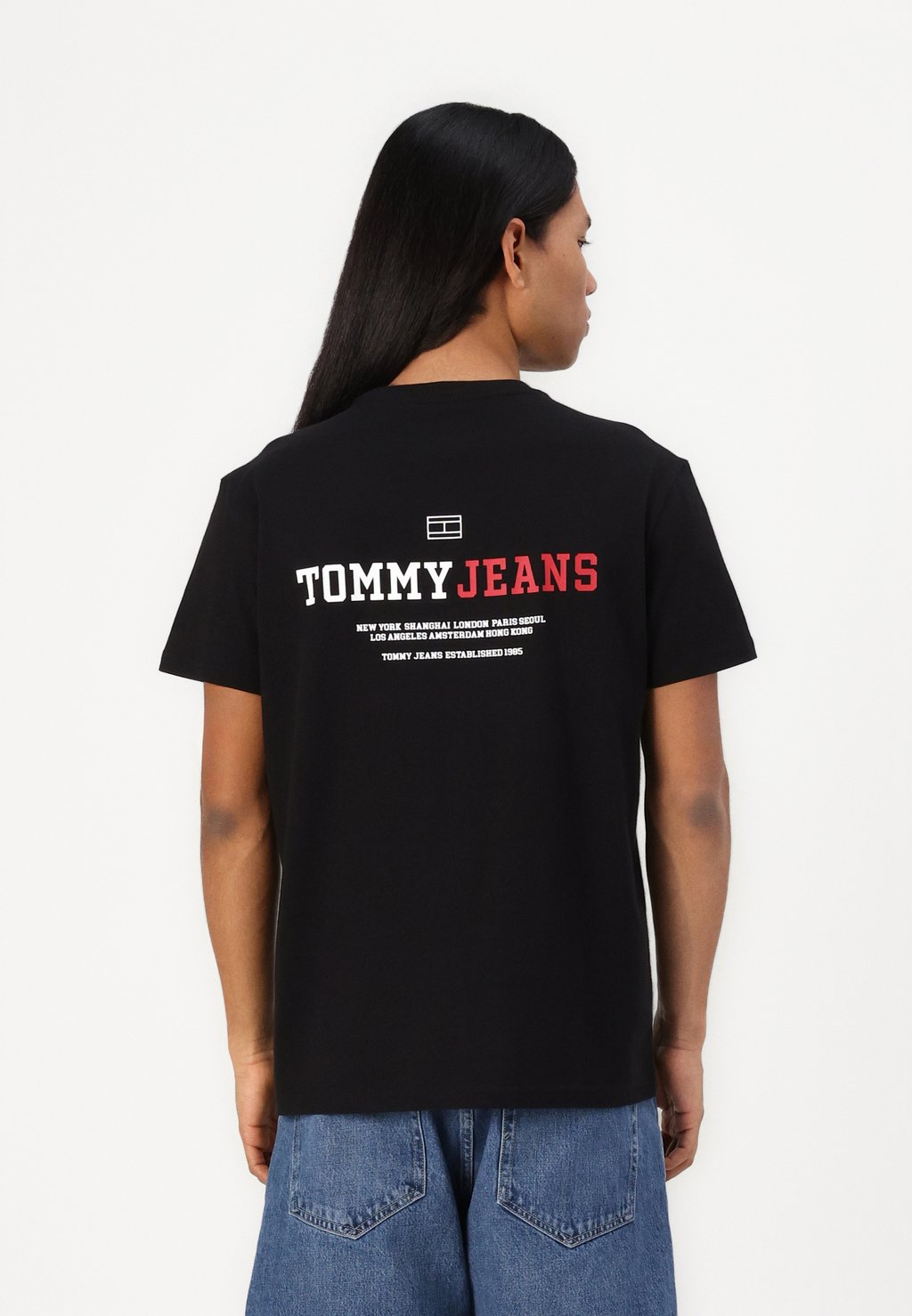 

Футболка с принтом DNA GRAPHIC TEE Tommy Jeans, черный