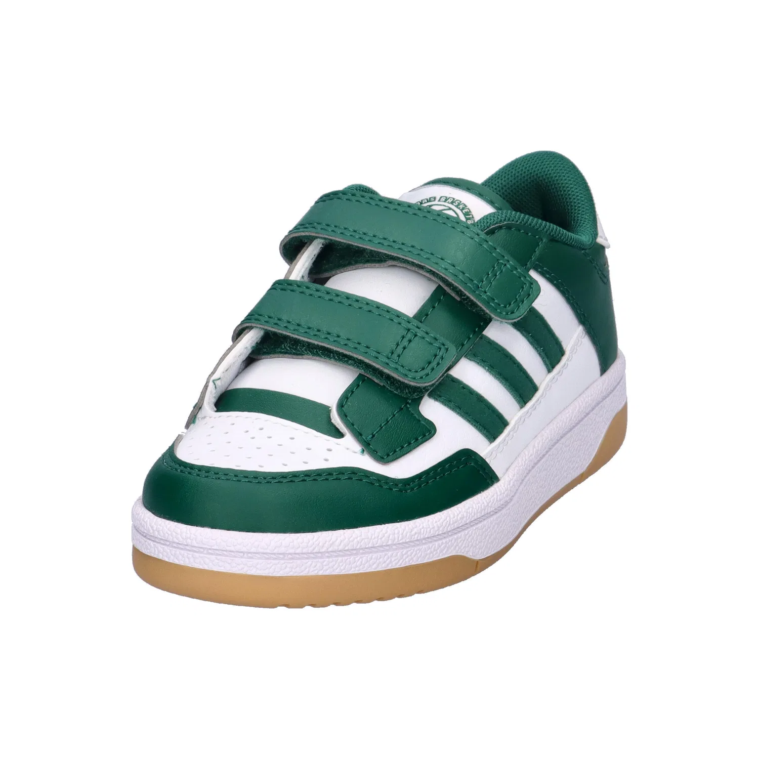Детские кроссовки с липучками RAPID COURT CF C Adidas, Grun — фото 4