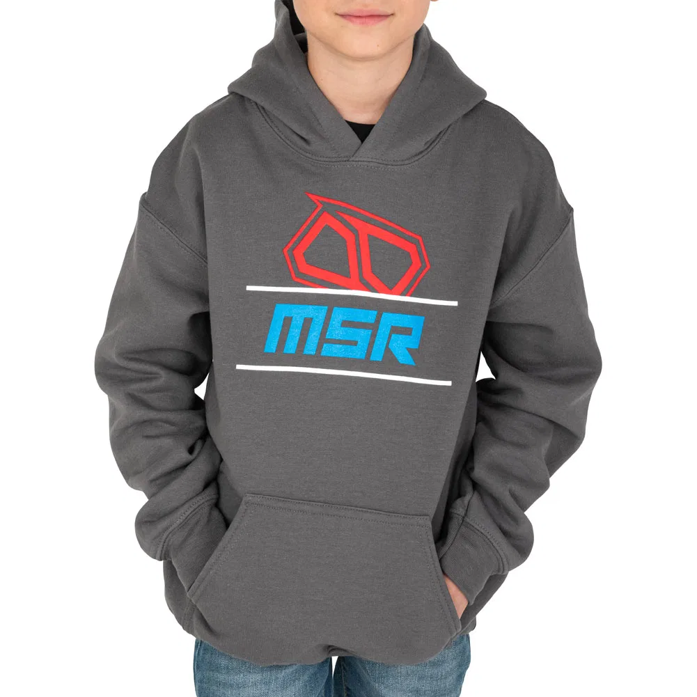Свитшот детский Emblem MSR, темно-серый