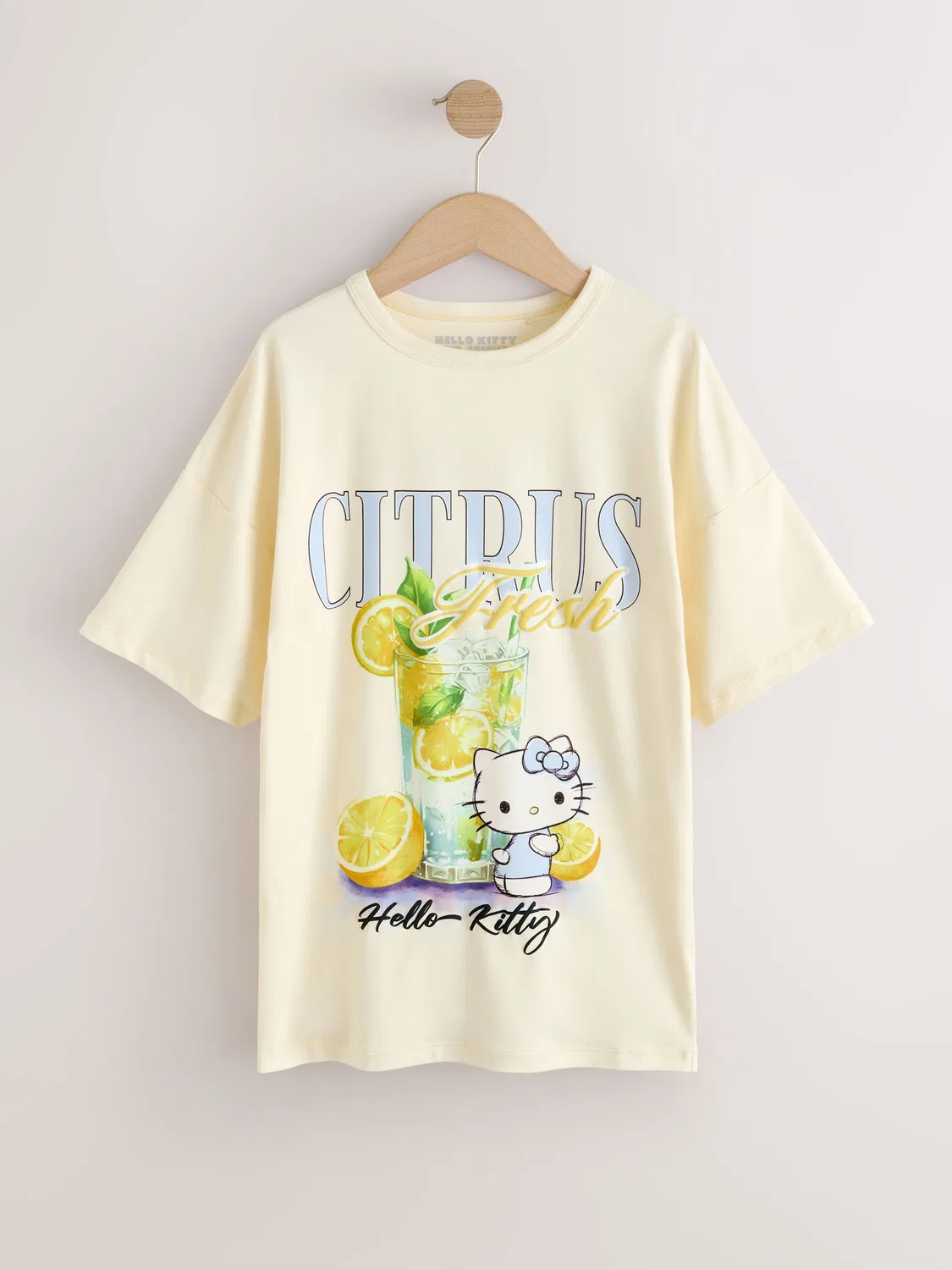 Ночная рубашка Hello Kitty, 2 шт Next, синяя/желтая — фото 2