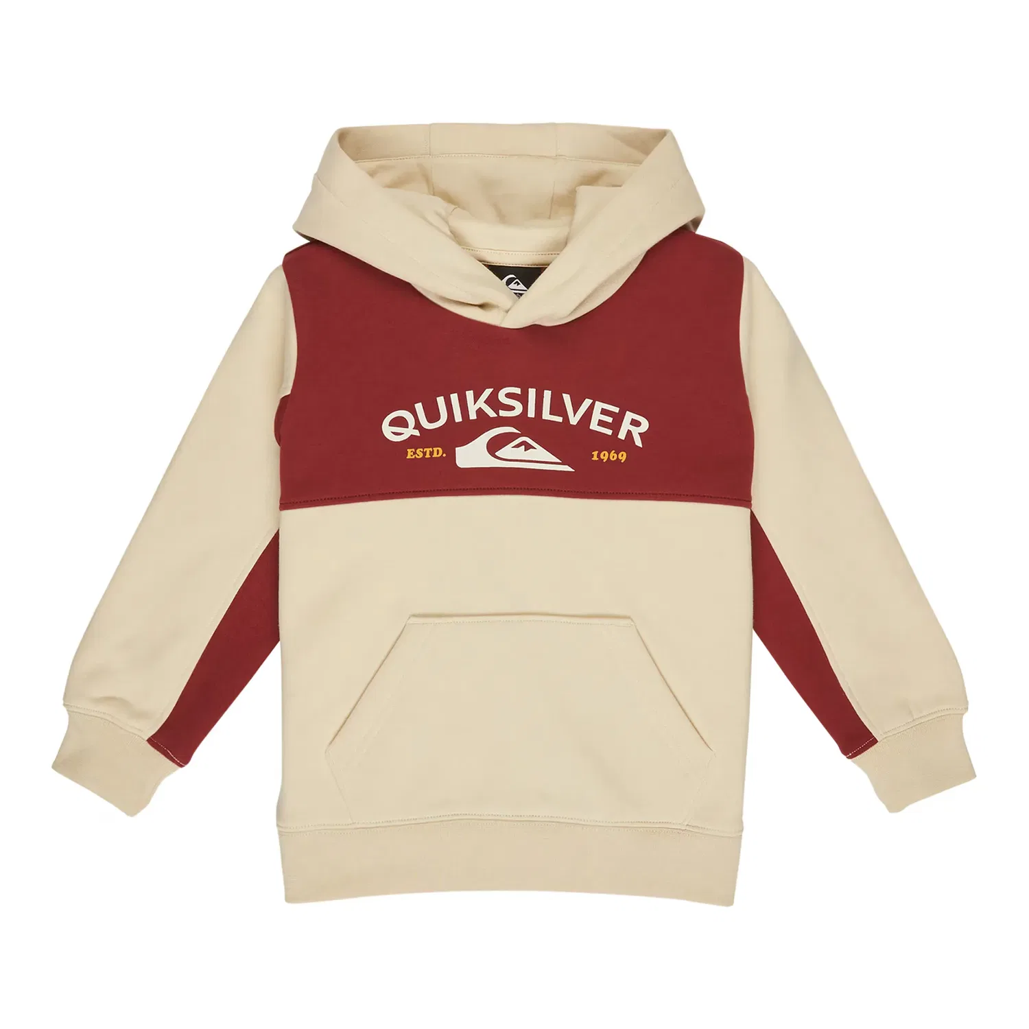 Детская худи для мальчиков из органического хлопка Knowledge Area Quiksilver, Blanco