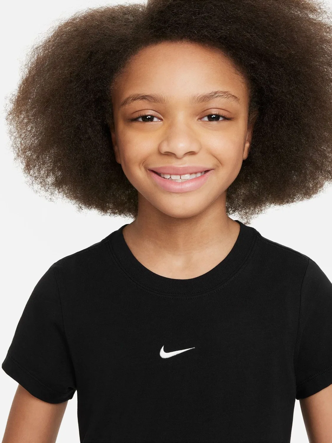 Футболка укороченная Nike, черный — фото 3